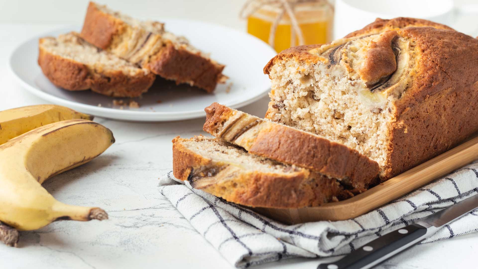 Банановый хлеб без сахара