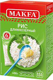 Рис длиннозерный в пакетиках