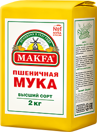 Мука пшеничная высший сорт 2 кг