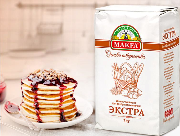 мука для кондитерских изделий makfa "Экстра" мука для кондитерских изделий makfa "Экстра"