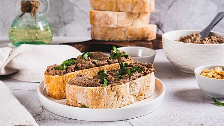 Паштет из куриной печени с гречкой