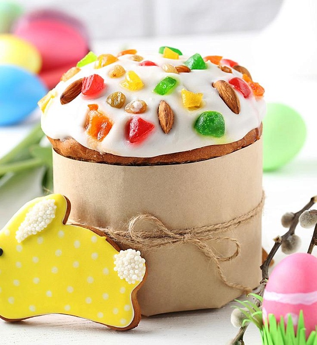 Миндальный кулич