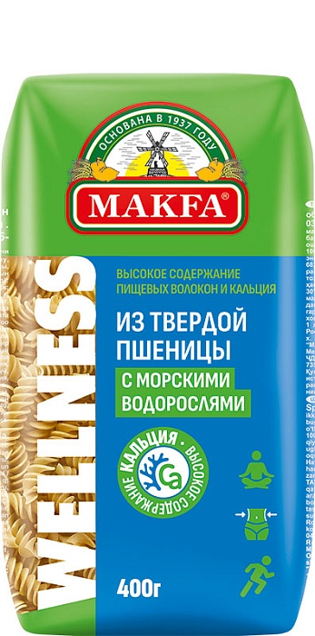 Спирали с морскими водорослями