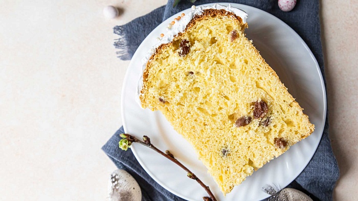 Диетический кулич с творогом