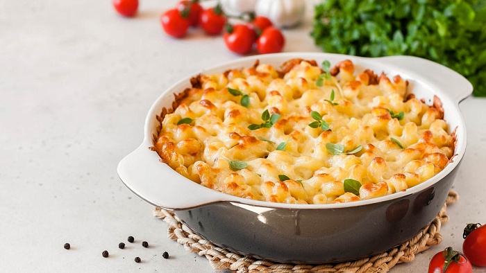 Mac & cheese. Запеченные макароны с сыром