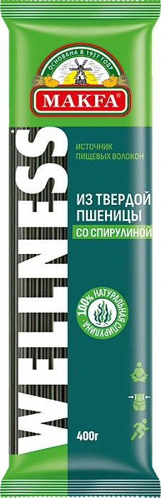 Спагетти со спирулиной