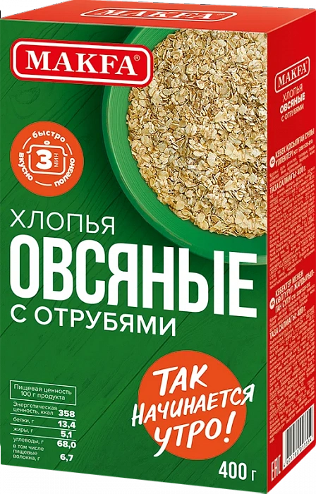 Овсяные с отрубями