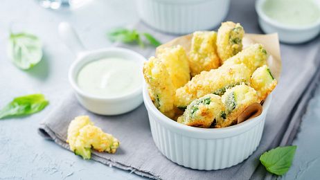 Хрустящие кабачки в духовке